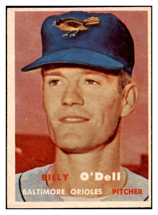 1957 Topps Baseball #316 Billy O'Dell Orioles EX-MT 523879