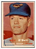 1957 Topps Baseball #316 Billy O'Dell Orioles EX-MT 523879
