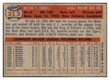 1957 Topps Baseball #313 Mel Parnell Red Sox EX-MT 523880