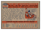 1957 Topps Baseball #292 Billy Klaus Red Sox EX-MT 523882