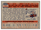 1957 Topps Baseball #299 Chuck Harmon Cardinals EX-MT 523886