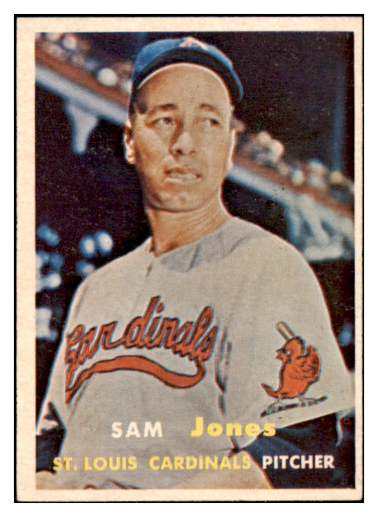 1957 Topps Baseball #287 Sam Jones Cardinals EX-MT 523887