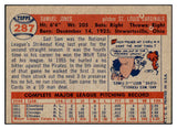 1957 Topps Baseball #287 Sam Jones Cardinals EX-MT 523887