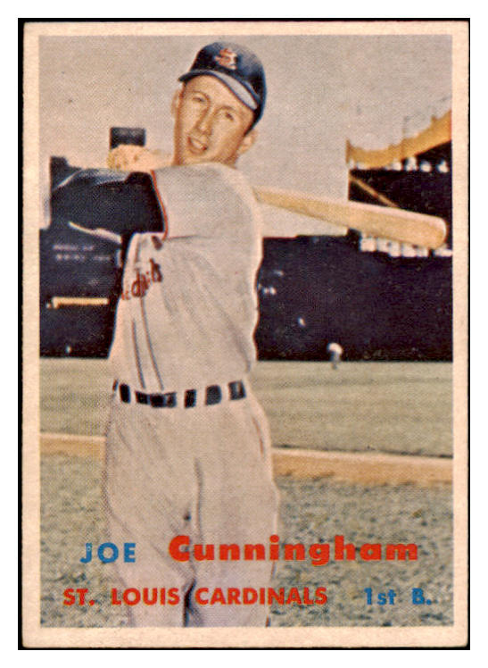 1957 Topps Baseball #304 Joe Cunningham Cardinals EX-MT 523888
