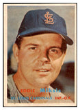 1957 Topps Baseball #350 Eddie Miksis Cardinals EX 523889