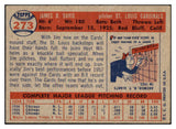 1957 Topps Baseball #273 Jim Davis Cardinals EX 523893