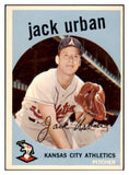 1959 Topps Baseball #018 Jack Urban A's NR-MT 523909