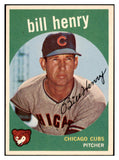 1959 Topps Baseball #046 Bill Henry Cubs NR-MT 523923