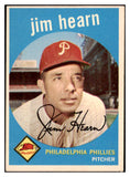 1959 Topps Baseball #063 Jim Hearn Phillies NR-MT 523934