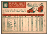 1959 Topps Baseball #110 George Witt Pirates NR-MT 523957