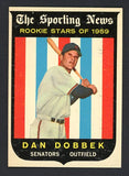 1959 Topps Baseball #124 Dan Dobbek Senators NR-MT 523963