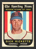 1959 Topps Baseball #137 Dick Ricketts Cardinals NR-MT 523973