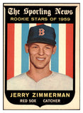 1959 Topps Baseball #146 Jerry Zimmerman Red Sox NR-MT 523981