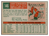 1959 Topps Baseball #146 Jerry Zimmerman Red Sox NR-MT 523981