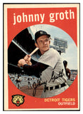 1959 Topps Baseball #164 Johnny Groth Tigers NR-MT 523990