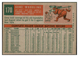 1959 Topps Baseball #170 Gene Woodling Orioles NR-MT 523994