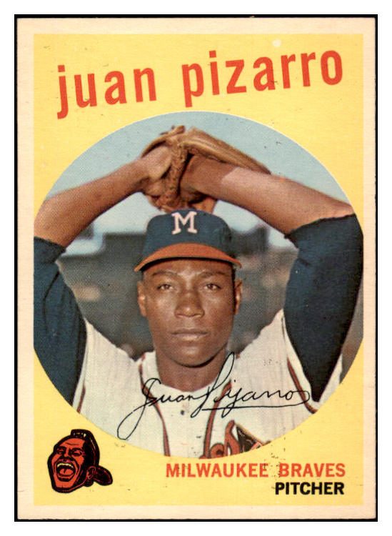 1959 Topps Baseball #188 Juan Pizarro Braves NR-MT 524003