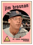 1959 Topps Baseball #194 Jim Brosnan Cardinals NR-MT 524007