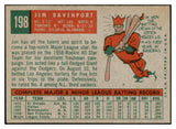 1959 Topps Baseball #198 Jim Davenport Giants NR-MT 524009