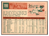 1959 Topps Baseball #199 Leo Kiely Red Sox NR-MT 524010