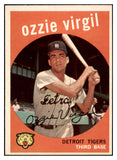 1959 Topps Baseball #203 Ozzie Virgil Tigers NR-MT 524012