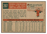 1959 Topps Baseball #207 George Strickland Indians NR-MT 524014