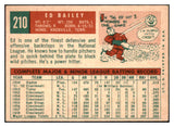 1959 Topps Baseball #210 Ed Bailey Reds NR-MT 524016