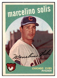 1959 Topps Baseball #214 Marcelino Solis Cubs NR-MT 524017