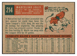 1959 Topps Baseball #214 Marcelino Solis Cubs NR-MT 524017