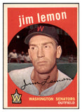 1959 Topps Baseball #215 Jim Lemon Senators NR-MT 524018