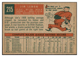 1959 Topps Baseball #215 Jim Lemon Senators NR-MT 524018