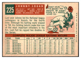 1959 Topps Baseball #225 Johnny Logan Braves NR-MT 524022