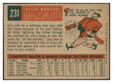 1959 Topps Baseball #231 Ellis Burton Cardinals NR-MT 524026