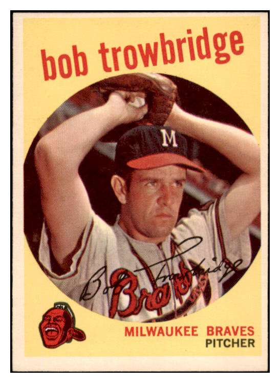 1959 Topps Baseball #239 Bob Trowbridge Braves NR-MT 524032