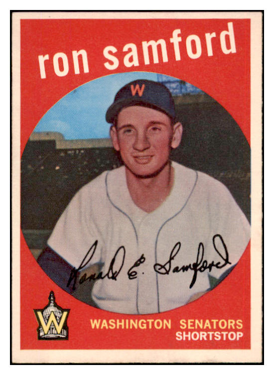 1959 Topps Baseball #242 Ron Samford Senators NR-MT 524034