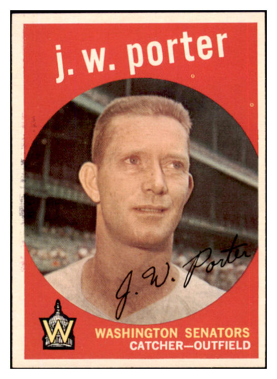 1959 Topps Baseball #246 J.W. Porter Senators NR-MT 524035