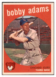 1959 Topps Baseball #249 Bobby Adams Cubs NR-MT 524036