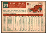 1959 Topps Baseball #249 Bobby Adams Cubs NR-MT 524036