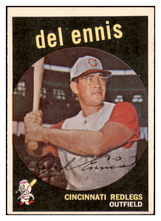 1959 Topps Baseball #255 Del Ennis Reds NR-MT 524038