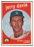 1959 Topps Baseball #256 Jerry Davie Tigers NR-MT 524039