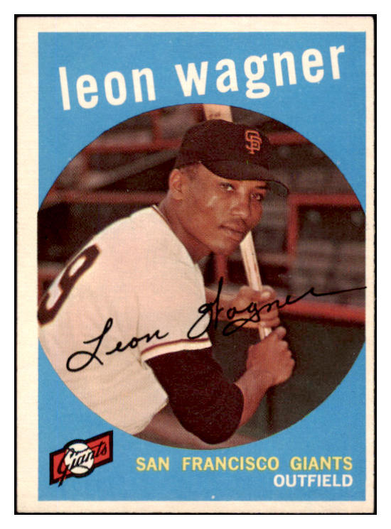 1959 Topps Baseball #257 Leon Wagner Giants NR-MT 524040