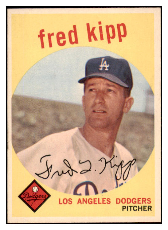 1959 Topps Baseball #258 Fred Kipp Dodgers NR-MT 524041