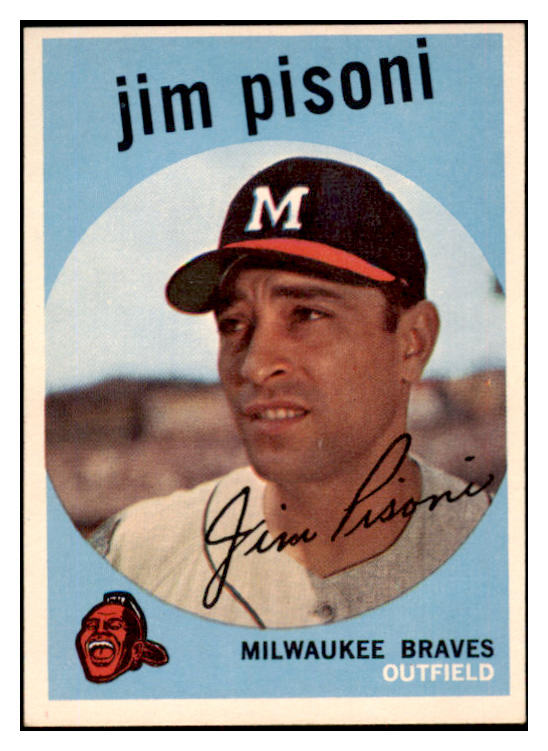 1959 Topps Baseball #259 Jim Pisoni Braves NR-MT 524042