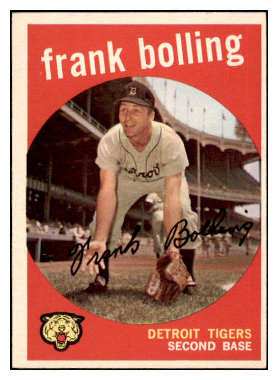 1959 Topps Baseball #280 Frank Bolling Tigers NR-MT 524049