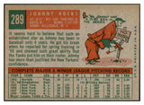 1959 Topps Baseball #289 Johnny Kucks Yankees NR-MT 524053