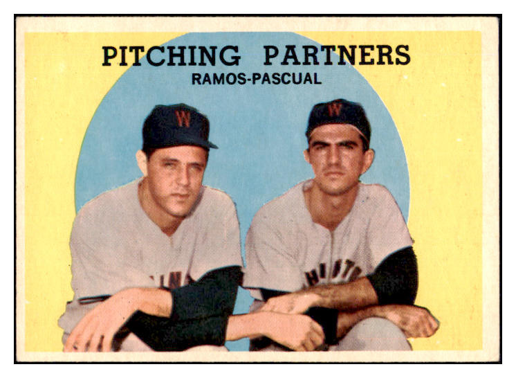 1959 Topps Baseball #291 Camilo Pascual Pedro Ramos NR-MT 524054