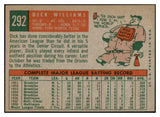 1959 Topps Baseball #292 Dick Williams A's NR-MT 524055