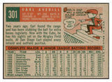 1959 Topps Baseball #301 Earl Averill Cubs NR-MT 524058