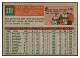 1959 Topps Baseball #319 Dave Hillman Cubs NR-MT 524066