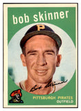 1959 Topps Baseball #320 Bob Skinner Pirates NR-MT 524067